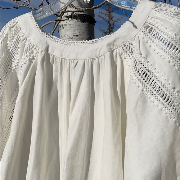 Sundance Tops 0 Cotton Embroidered Top From Sundance Poshmark